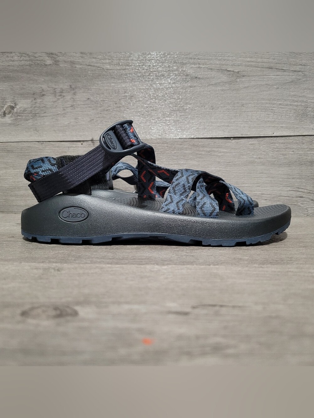 Chaco J106171 Men's Size 8 Stepped Navy Z/2 Classic Sandals Blue Black